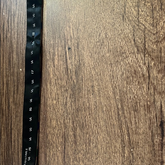 Saddlebred Gold and Blue Striped Bow Tie - Picture 4 of 4